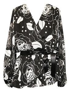 Back In Black Blouse by Alex Evenings