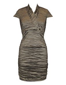 Pewter Parties Evening Dress by Alex Evenings
