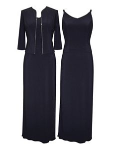 Navy Lady Dress by Alex Evenings