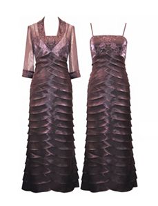 Ripples of Mauve Dress by Alex Evenings