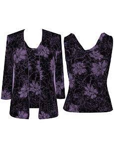 Purple Twin Set by Alex Evenings