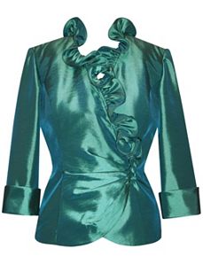 Classy Ruffle Blouse by Alex Evenings