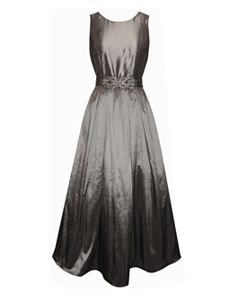Silver Knotted Jewels Gown by Alex Evenings