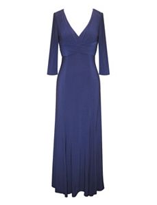 Electric Blue Bird Dress by Alex Evenings