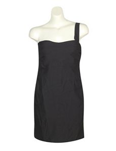 Black One Shoulder Party Dress by Ruby Rox
