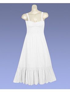 White Gimme Gauze Dress by Mlle Gabrielle