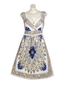 Daring Print Dress by Mlle Gabrielle