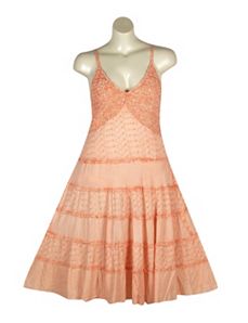 Coral Country Dress by Mlle Gabrielle