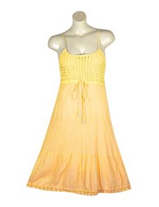 Cut Crochet Dress by Mlle Gabrielle