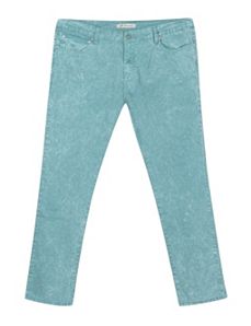 Distressed Teal Jean by Exocet