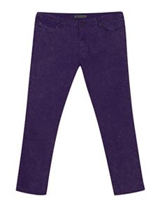 Distressed Eggplant Jean by Exocet