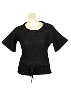 Black Metallic Sweater by Yoki