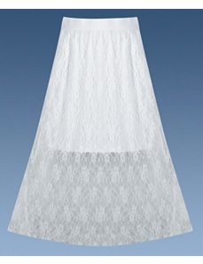 White Lace Skirt by Apollo