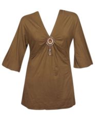 Medallion Knit Top by Pink Apple