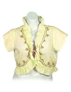 Lucky Yellow Shrug by Pink Apple