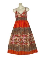 Happy Orange Maxi Dress by Pink Apple