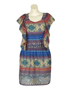 Blue Paisley Dress by Pink Apple