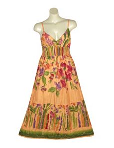 Orange Maxi Dress by Pink Apple