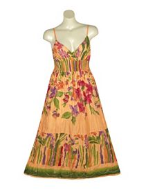 Orange Maxi Dress by Pink Apple
