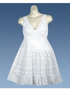 White Sky Dress by Pink Apple