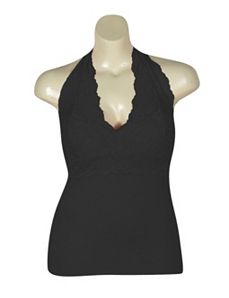 Black Lace Halter by NaNa