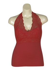 Red Lace Halter by NaNa