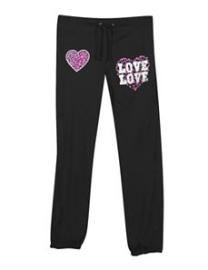 Black Love and Hearts Pant by NaNa