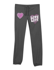 Charcoal Love and Hearts Pant by NaNa