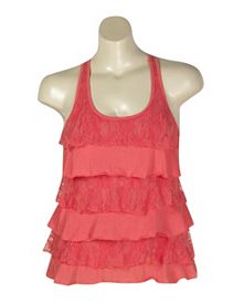 Lace Tiered Top by NaNa
