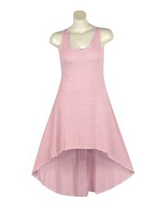 Stripe Hi Low Maxi Dress by NaNa