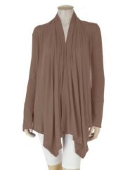 Brown Wrap Top by Fashion Love