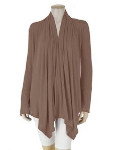 Brown Wrap Top by Fashion Love
