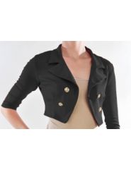 Black Jazzy Jacket by Fashion Love