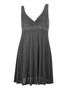 Grey Party Angel Dress by Fashion Love