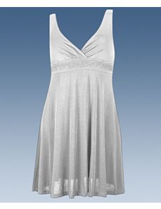 Light Grey Party Angel Dress by Fashion Love