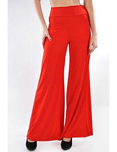 Red Oh So Easy Pants by Fashion Love