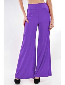 Purple Oh So Easy Pants by Fashion Love