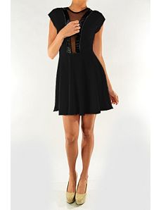 Black Capital Dress by Fashion Love