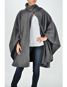 Grey Night Cape by Fashion Love