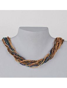 Bronzed Middy Necklace by Marlene's Jewels