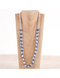 Blue Candy Necklace by Marlene's Jewels