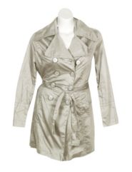 Khaki Tough Trench Coat by Last Kiss