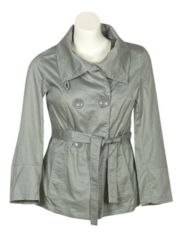 Olive Jacket With Epaulets by Last Kiss