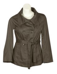 Brown Jacket With Epaulets by Last Kiss