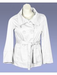 White Jacket With Epaulets by Last Kiss