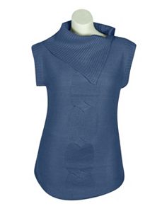 Cable Tunic Sweater by Derek Heart