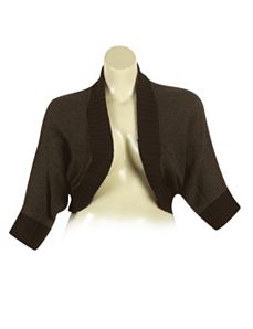 Brown Dolman Sleeve Cardigan by Derek Heart