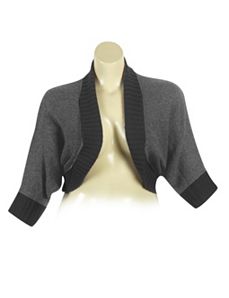 Gray Dolman Sleeve Cardigan by Derek Heart
