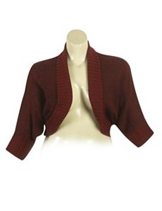 Wine Dolman Sleeve Cardigan by Derek Heart