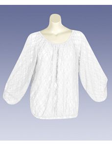 Cream Lucky Lace Top by Derek Heart